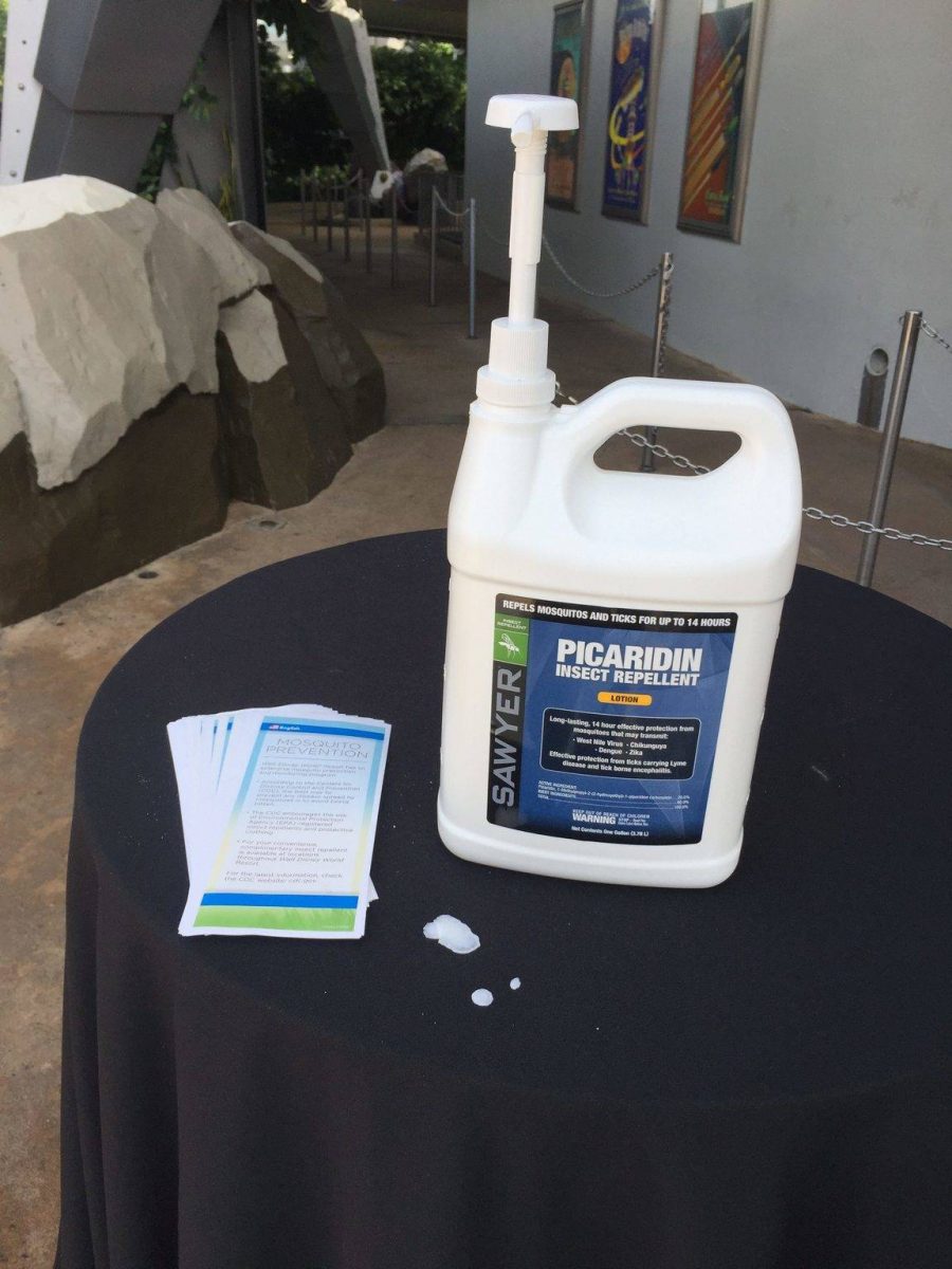 Complimentary mosquito repellent at Disney World is now a lotion