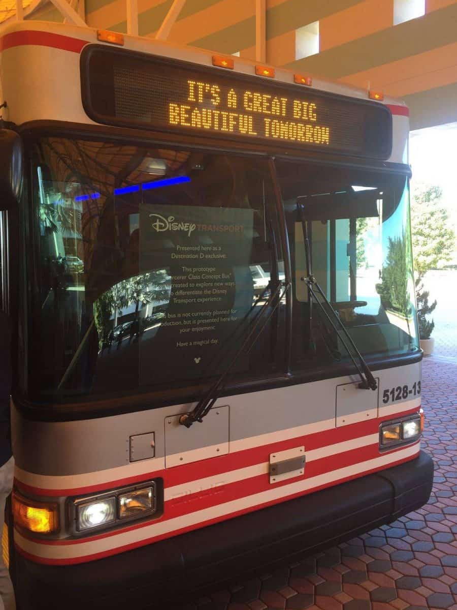 The Sorcerer Class Bus, a prototype by Walt Disney Imagineering for Walt Disney World