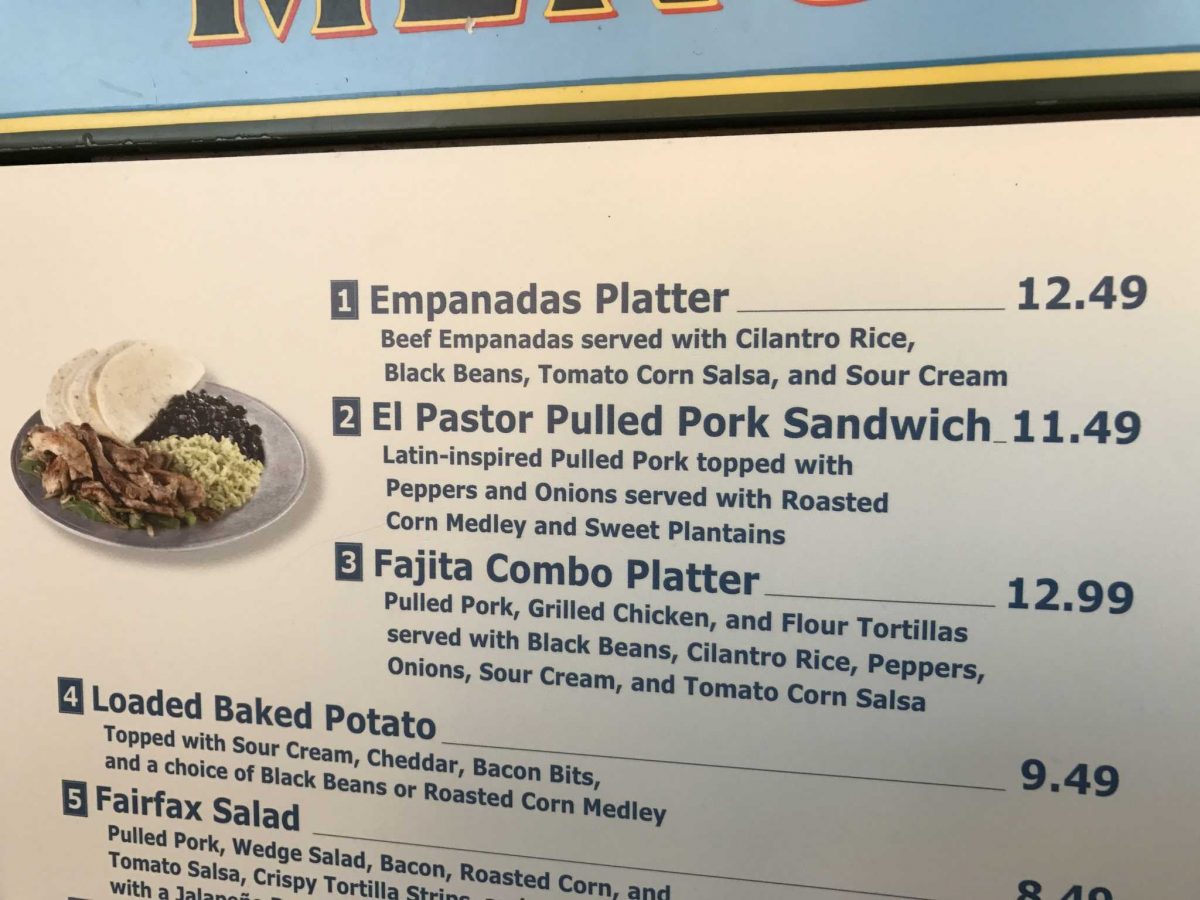 New Fairfax Fare Menu at Disney's Hollywood Studios